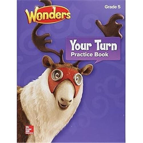现货 Reading Wonders 2017 五年级练习册 Grade 5 Your Turn Practice Book 英文原版 上海外文 9780076779246