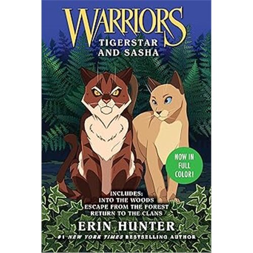 现货 猫武士：虎星和莎莎 3个故事全彩漫画合集 Warriors: Tigerstar and Sasha: 3 Full-Color Warriors Books in 1   单本