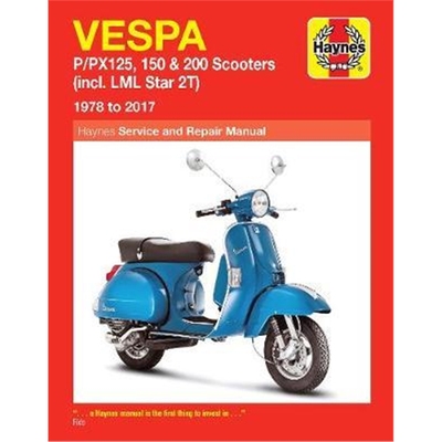预订Vespa P/PX125, 150 & 200 Scooters (incl. LML Star 2T) (78-17)