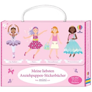 mini Meine 9781789411836 Bde. Stickerbücher Anziehpuppen liebsten 德语 预订