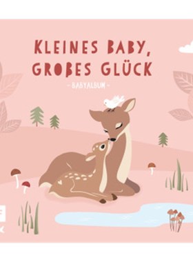 预订【德语】Kleines Baby, großes Glück - Babyalbum:Mit wattiertem Cover und Seiten zum Ausf