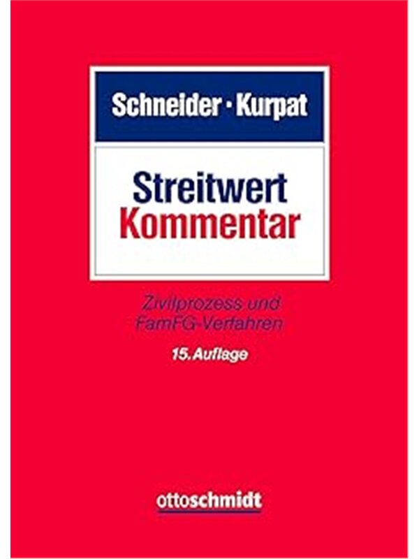 预订不退不换德语Streitwert-Kommentar