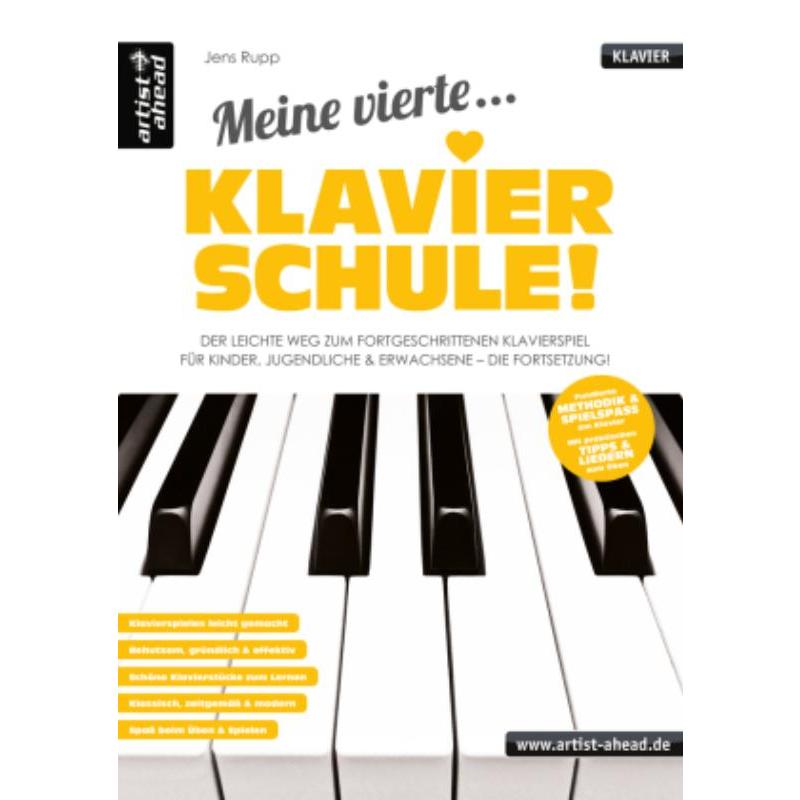 预订【德语】 Meine vierte Klavierschule!:Der leichte Weg zum fortgeschrittenen Klavier