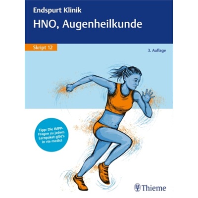 预订不退不换德语 Endspurt Klinik Skript 12: HNO, Augenheilkunde[9783132430723]
