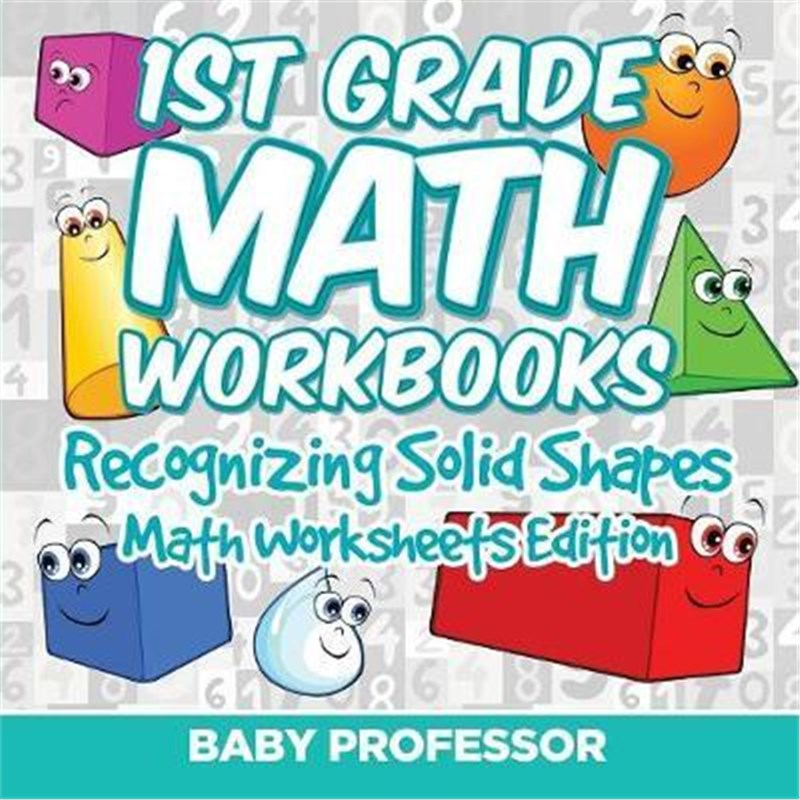 按需印刷1st Grade Math Workbooks:Recognizing Solid Shapes Math Worksheets Edition[9781682808832]