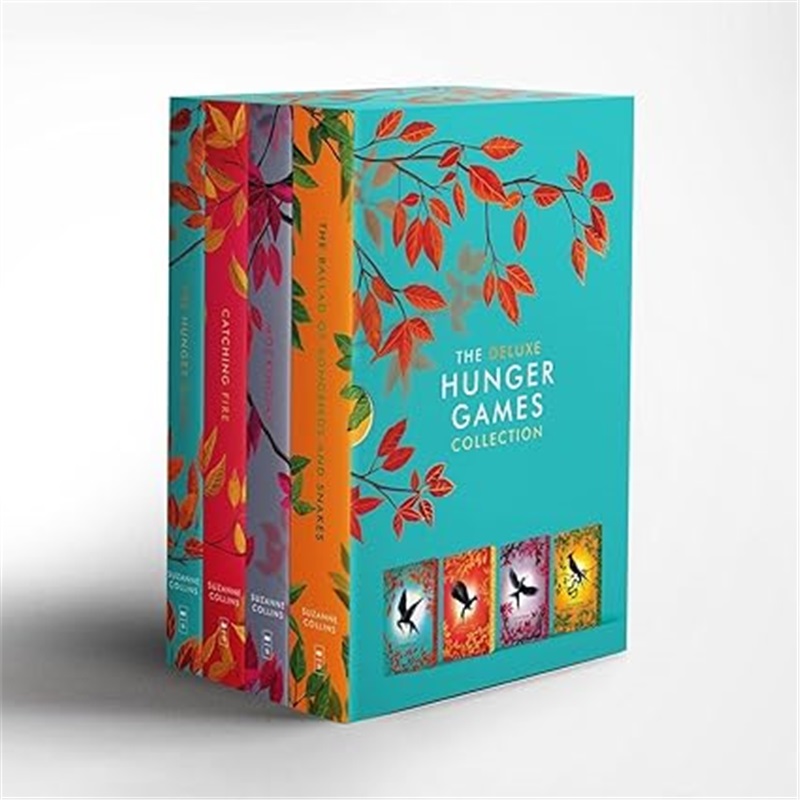 现货 饥饿游戏 豪华收藏套装 Deluxe Hunger Games Collection 4册 盒装 平装 [9780702342363]