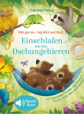 预订【德语】 Hör gut zu - leg dich zur Ruh! Einschlafen mit den Dschungeltieren, m.[9781789410358]