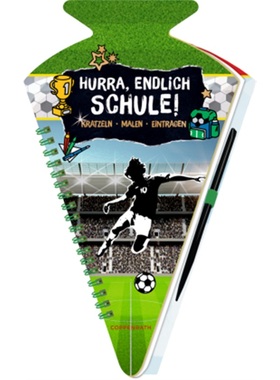 预订【德语】 Schultüten-Kratzelbuch - Fußball - Hurra, endlich Schule![4050003718149]