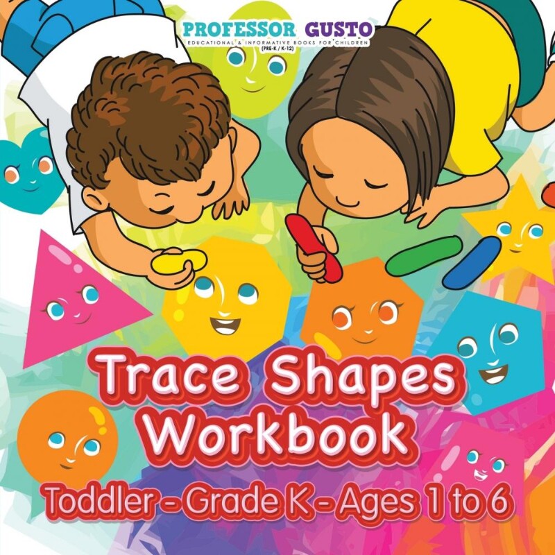 按需印刷不退不换Trace Shapes Workbook | Toddler-Grade K - Ages 1 to 6[9781683219279]