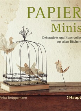 预订【德语】Papier-Minis:Dekoratives und Kunstvolles aus alten Büchern