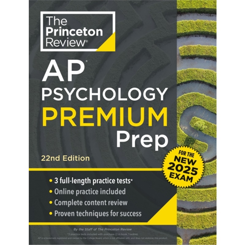 预售【2024新书】Ap Psychology Prem 22Nd Ed[9780593517727]