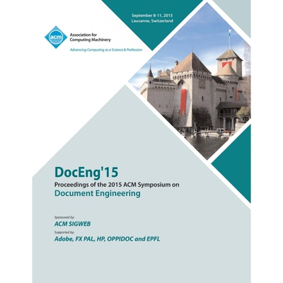 按需印刷DocEng 15 ACM Symposium on Document Engineering[9781450340281]