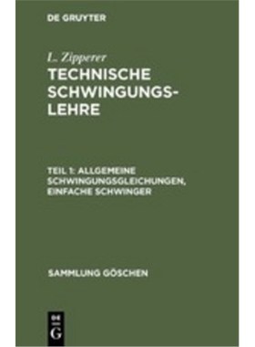 预订【德语】Allgemeine Schwingungsgleichungen, einfache Schwinger: