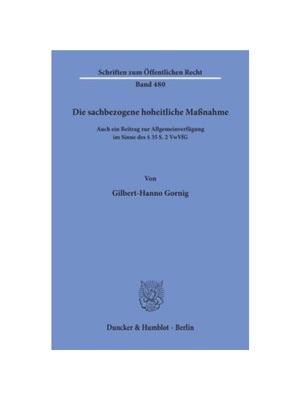 预订【德语】Die sachbezogene hoheitliche Ma?nahme.:Auch ein Beitrag zur Allgemeinverfügung im Sinne des 35 S. 2 VwVfG.