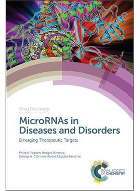 预订不退不换MicroRNAs in Diseases and Disorders:Emerging Therapeutic Targets