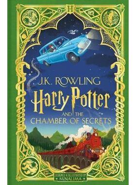 彩绘精装互动书 哈利波特与密室 英文原版 2021 Harry Potter and the Chamber of Secrets: MinaLima Edition J.K.罗琳 外文书店
