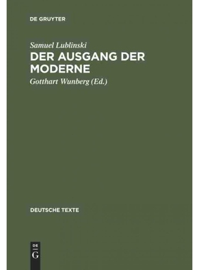 按需印刷DEG Der Ausgang der Moderne[9783484190405]