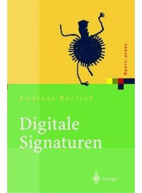 预订【德语】 Digitale Signaturen: