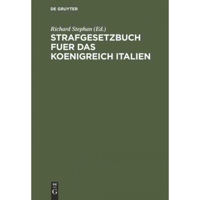 按需印刷不退不换DEG Strafgesetzbuch fuer das Koenigreich Italien[9783111135366]