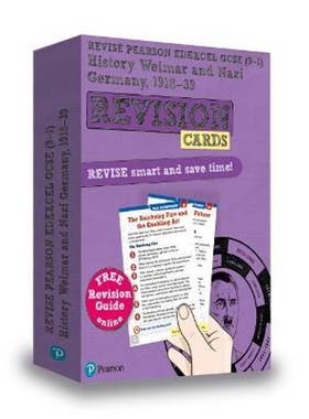 预订Pearson REVISE Edexcel GCSE (9-1) History Weimar & Nazi Germany Revision Cards:for home learning, 2022 and 2023 asse