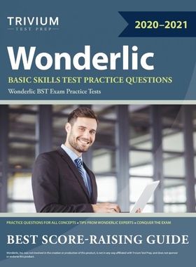 按需印刷Wonderlic Basic Skills Test Practice Questions[9781635307016]