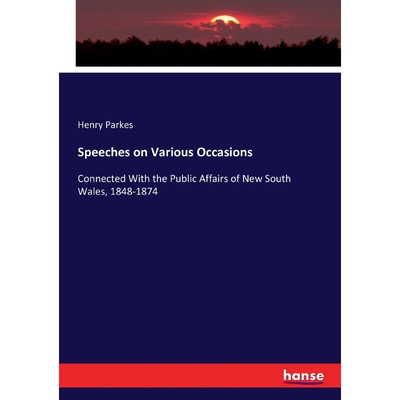 按需印刷不退不换Speeches on Various Occasions[9783337323448]