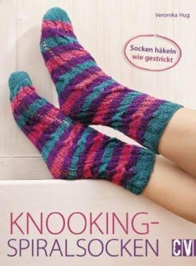 预订【德语】 Knooking-Spiralsocken:Socken häkeln wie gestrickt