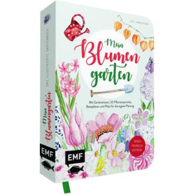 预订【德语】 Mein Blumengarten - Das illustrierte Gartenbuch:Mit Gartenwissen, 50 Pfla