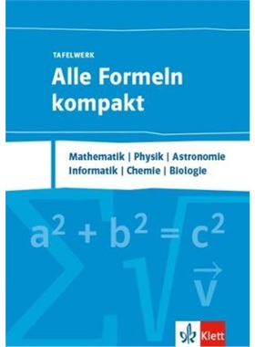 预订【德语】 Alle Formeln kompakt - Tafelwerk. Mathematik, Physik, Chemie, Informat[9783127185232]