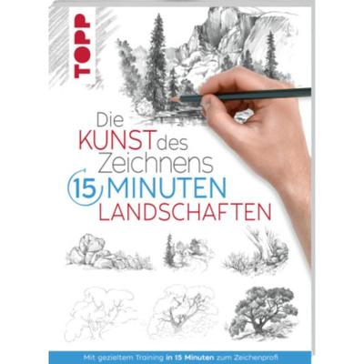 预订【德语】 Die Kunst des Zeichnens 15 Minuten - Landschaften:Mit gezieltem Training in 15 Minu