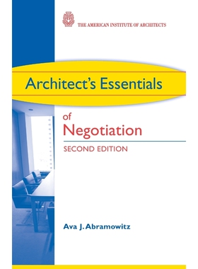 按需印刷不退不换Architect's Essentials of Negotiation[9780470426883]