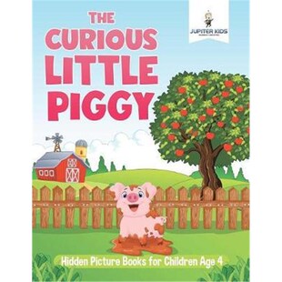 按需印刷The Curious Little Piggy:Hidden Picture Books for Children Age 4[9781541936270]