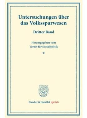 预订【德语】 Untersuchungen uber das Volkssparwesen.:D