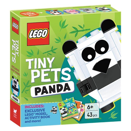 现货 乐高迷你宠物：熊猫 LEGO Books. Tiny Pets: Panda 英文原版 上海外文 9781837252138