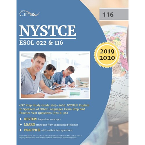 预订不退不换NYSTCE ESOL 022 & 116 CST Prep Study Guide 2019-2020