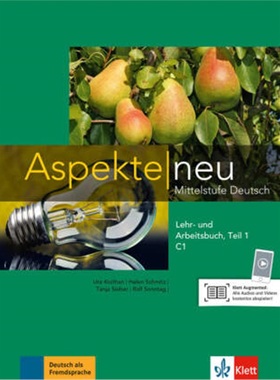 预订【德语】 Aspekte neu Lehr- und Arbeitsbuch C1, m. Audio-CD. Tl.1[9783126050371]