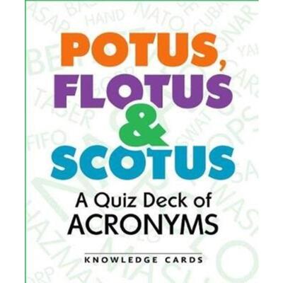 预订不退不换Potus Flotus & Scotus a Quiz Deck of Acronyms