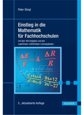 预订【德语】Einstieg in die Mathematik für Fachhochschulen:Mit über 400 Aufgaben und den zu