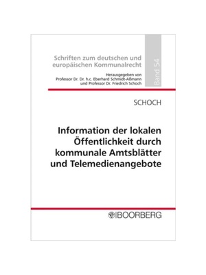 预订【德语】Information der lokalen ?ffentlichkeit durch kommunale Amtsbl?tter und Telemedienangebote: