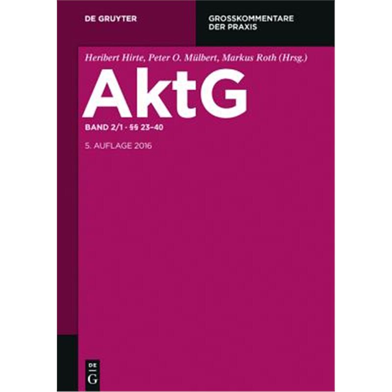 预订不退不换德语 Aktiengesetz /    23-40: