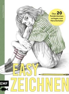 预订【德语】 Easy zeichnen - Mit 20 Vorlagen zum perfekten Porträt:Mit Color-Effekt