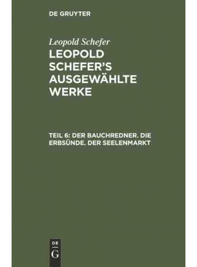 按需印刷不退不换DEG Der Bauchredner. Die Erbsünde. Der Seelenmarkt[9783111040424]