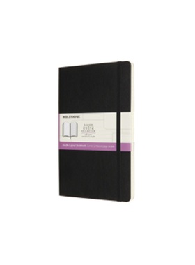 预订【德语】 Moleskine Notizbuch - Doppelte Lineatur, Large/A5, Liniert-Blanko, Sch[8056420852974]