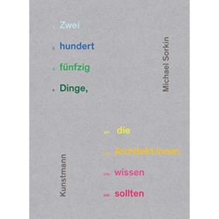 Shold Hundred Things Fifty Two and Know 预订 Architect 德语