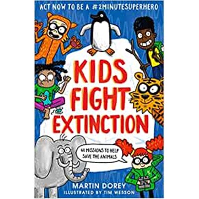 英文原版 Kids Fight Climate Extinction: How to be a #2minutesuperhero by Martin Dorey 原版进口图书籍【上海外文书店】