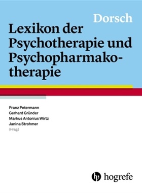 预订【德语】Dorsch - Lexikon der Psychotherapie und Psychopharmakotherapie[9783456855721]