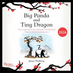 预订Big Panda and Tiny Dragon 2026 Wall Calendar[9780789348272]