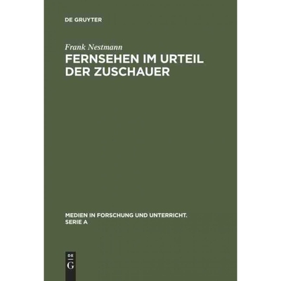 按需印刷DEG Fernsehen im Urteil der Zuschauer[9783484104228]