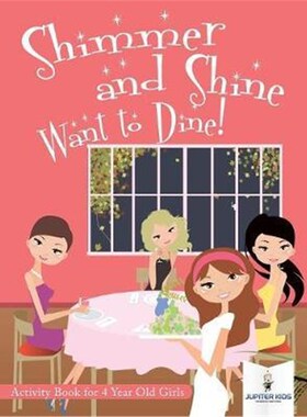 按需印刷不退不换Shimmer and Shine Want to Dine! Activity Book for 4 Year Old Girls[9781541937109]
