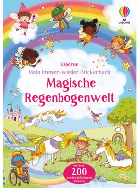 预订【德语】 Mein Immer-wieder-Stickerbuch: Magische Regenbogenwelt[9781789416916]